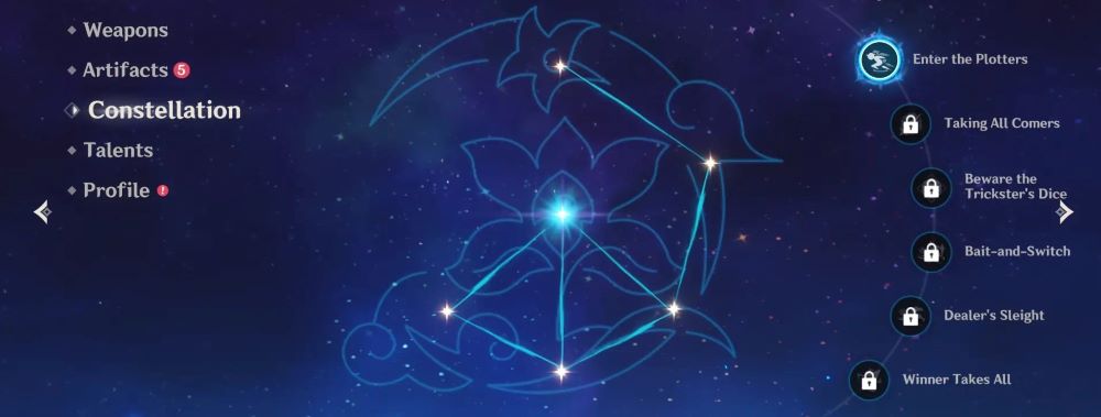 Yelan: Talents, Ascension, Constellations